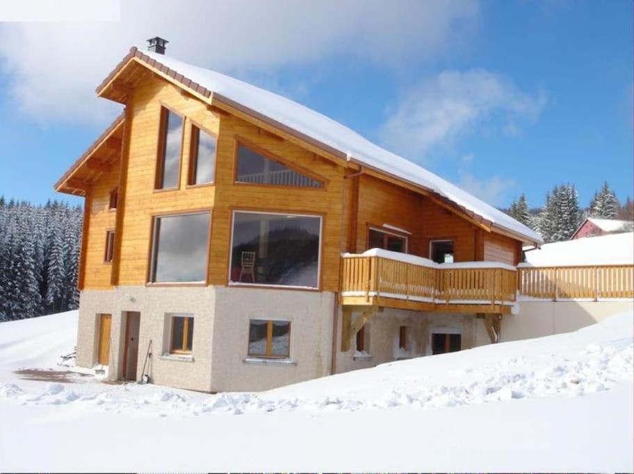 Grand Valtin : Chalet Ecolo 4 Etoiles 14 Personnes Ban-sur-Meurthe-Clefcy Exteriér fotografie