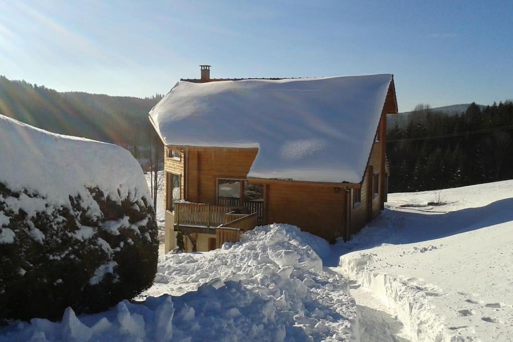 Grand Valtin : Chalet Ecolo 4 Etoiles 14 Personnes Ban-sur-Meurthe-Clefcy Exteriér fotografie